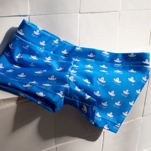 Lycra/badpakstof - ikatee® - Bato - Blauw