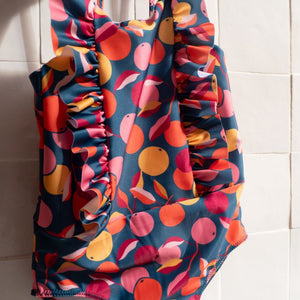 Lycra / badpakstof - ikatee® - Cocktail - Diepblauw