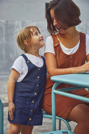 The ideal pinafore dress for Back to School