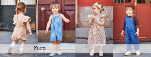 Faro, the new jumpsuit, romper, and dress for babies