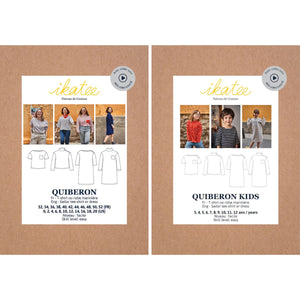 Duo QUIBERON + QUIBERON KIDS Matrosen-T-Shirt und Kleid - Papier-Schnittmuster