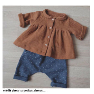 Mixed baby blouse sewing