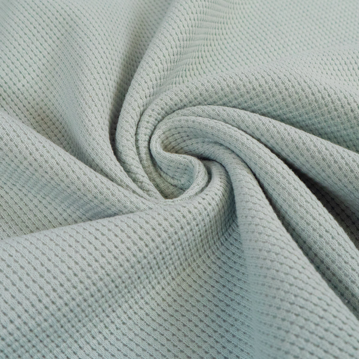 【新品・タグあり】GAUZED COTTON JERSEY #751564450 Mini Waffle Cotton Jersey - Greenish grey – Ikatee sewing
