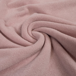 Fine Terry Bouclette Jersey - Roze bloemblad