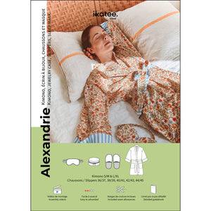ALEXANDRIE - Kimono and bedroom accessories - Paper Sewing Pattern