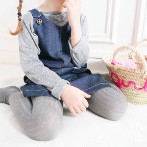 Paper dungarees and dress sewing pattern