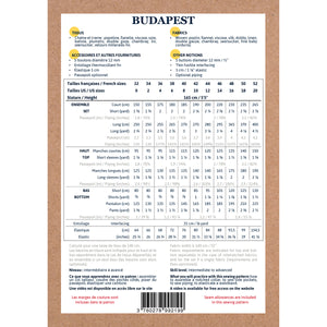 Duo BUDAPEST + BUDAPEST Kinder-Schlafanzug - PDF-Schnittmuster