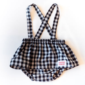 Bloomer skirt straps baby sewing pattern