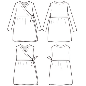 dress sewing pattern PDF format PDF