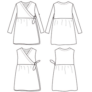 dress sewing pattern PDF format PDF