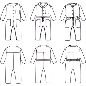 baby jumpsuit sewing pattern PDF