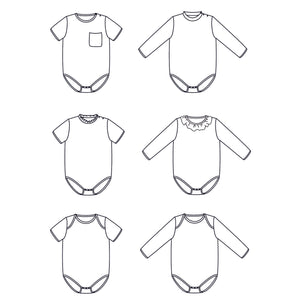 Bodysuit sewing pattern PDF