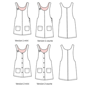 Women's dress sewing pattern PDF