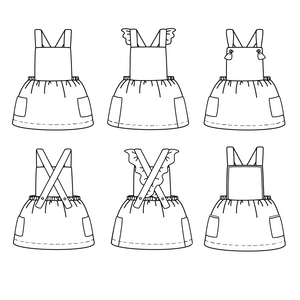 Children's dress sewing pattern