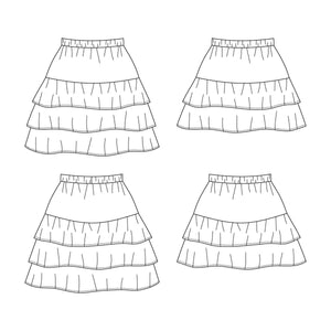 SANTIAGO - Skirt - Women 32-52 - PDF Sewing Pattern