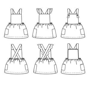 Baby dress sewing pattern PDF