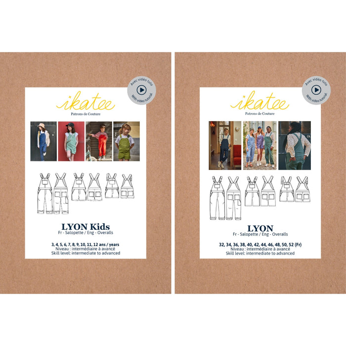 Duo LYON + LYON Kids Overalls - Paper Sewing Pattern