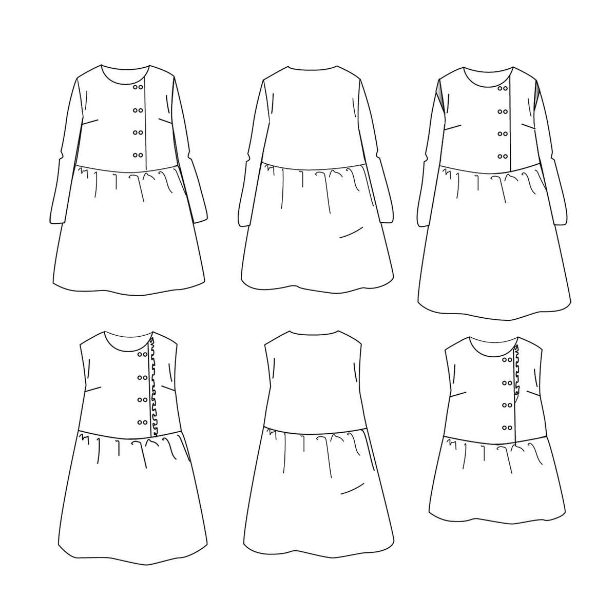 ELONA Mum Blouse/Dress - Woman 34-46 - PDF Sewing Pattern – Ikatee ...