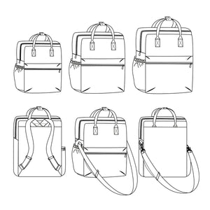 Backpack sewing pattern PDF version