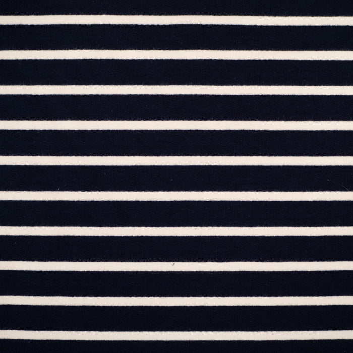 Sailor French terry- Navy/Off white
