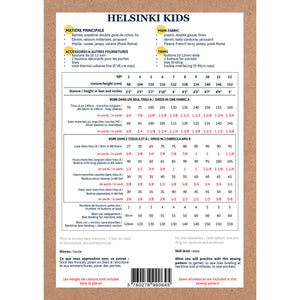 HELSINKI Kids dress - Girl 3/12Y - Paper Sewing Pattern