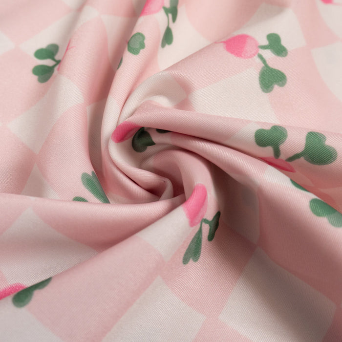 Lycra / swimsuit fabric ©ikatee - Ravanello - Pink
