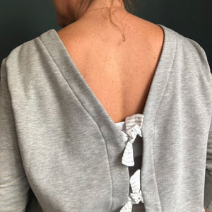 Women's V-neck cardigan sewing