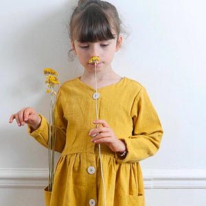 dress with buttoning option sewing pattern
