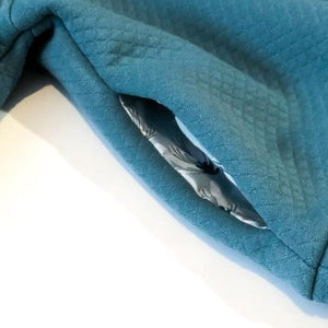 Sweatshirt sewing pattern with inside pockets