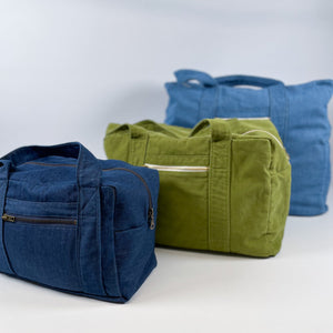 Compartmented travel bag sewing pattern