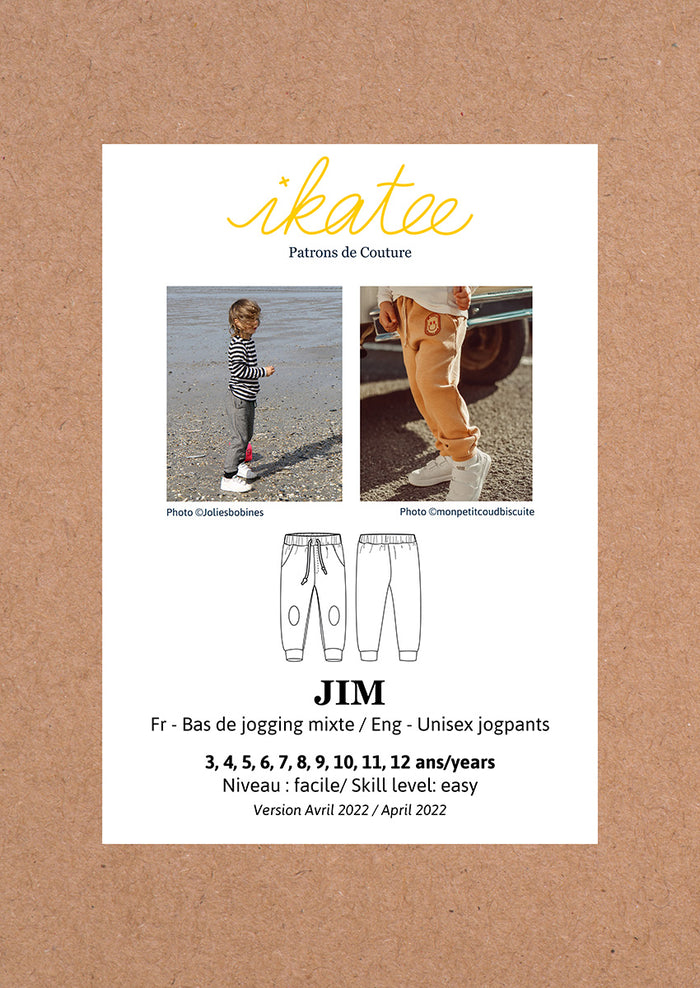 JIM Jogpants - Boy 3/12 - Paper Sewing Pattern