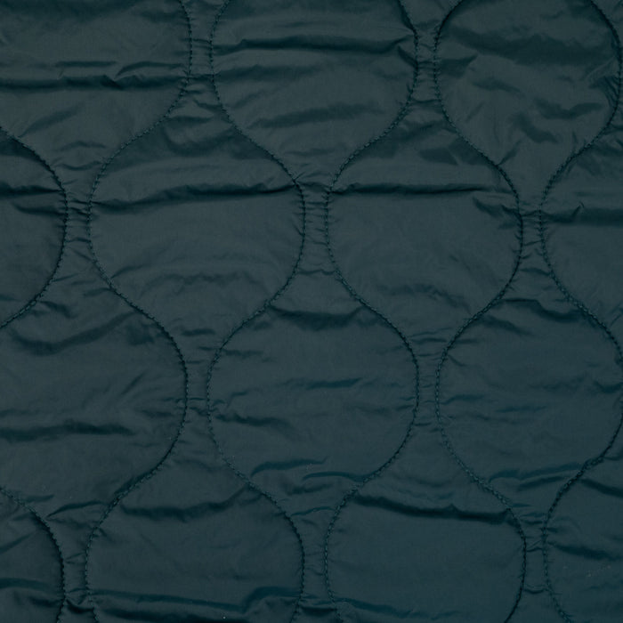 Quilted down jacket fabric - Arabesque - Ivy Green