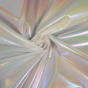 Soft iridescent waterproof fabric - Pearl