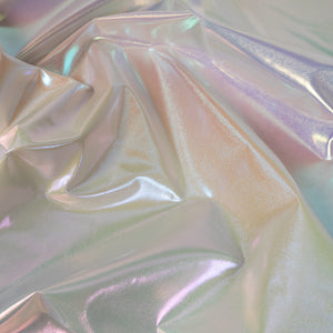 Soft iridescent waterproof fabric - Pearl