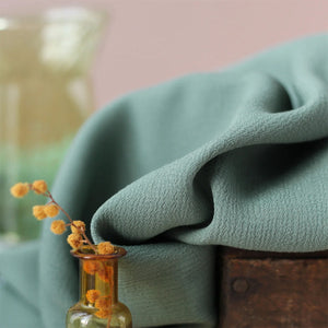 Moroccan crepe fabric in Viscose - La Maison Naïve® - Laurier