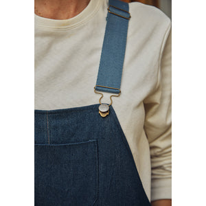 Sewing pattern for women's bib and brace overalls