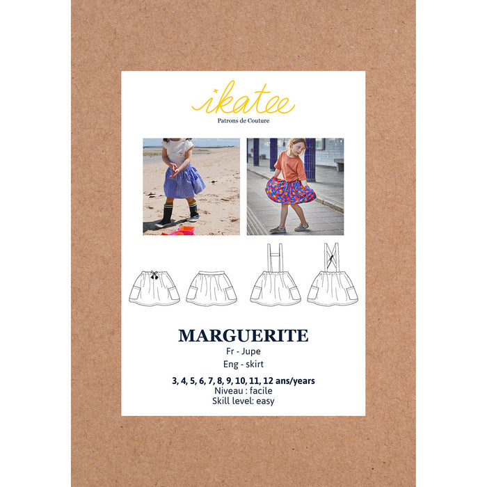 MARGUERITE skirt - Girl 3-12Y - Paper Sewing Pattern