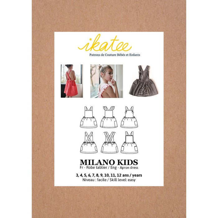 MILANO KIDS Kleid - Mädchen 3-12 Jahre - Papierschnittmuster