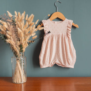 sewing a playsuit for baby girl