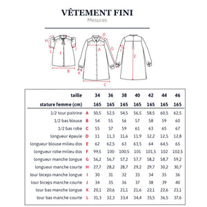 Duo ALEX Kids/Mum - Blouse or Dress - PDF Sewing Pattern