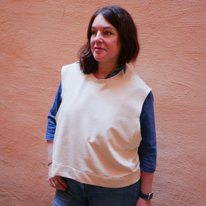 Loose-fitting sweater sewing pattern