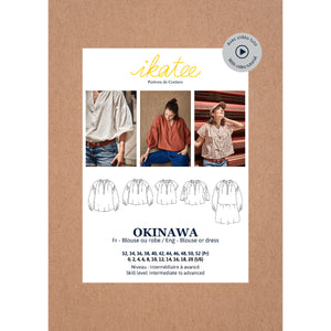 OKINAWA - Bluse und Kleid - Damen 32-52 - Papierschnittmuster