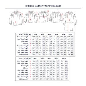 OKINAWA - Bluse und Kleid - Damen 32-52 - PDF Schnittmuster