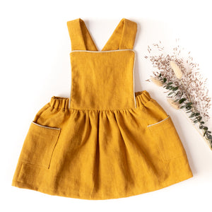 Baby apron dress sewing pattern