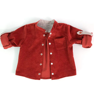 Baby long sleeve shirt sewing pattern