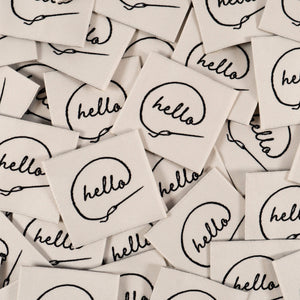 Woven Labels ©ikatee - Hello - x5