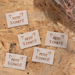 Geweven Labels ©ikatee - Petit Chat - x5