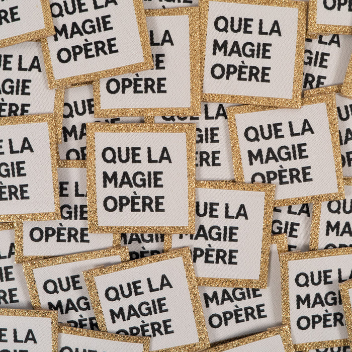 Geweven labels ©ikatee - Que la magie opère - x5