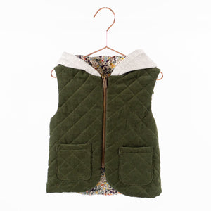classy buttoned vest for baby