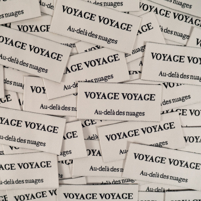 Gewebte Etiketten ©ikatee - Voyage - x5